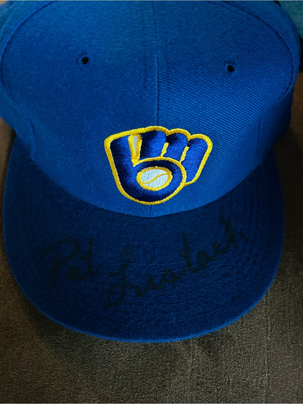 Pat Listach autographed hat
